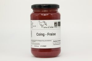 confiture coing-fraise