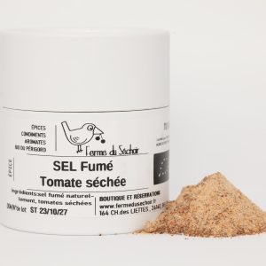 sel fumé tomate séchés
